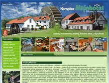 Tablet Screenshot of mlynhotel.cz
